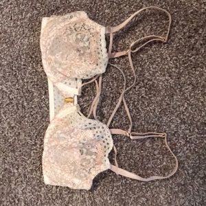 Unlined, lace bra